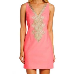 Lilly Pulitzer Junie Shift Dress in Coral Reef